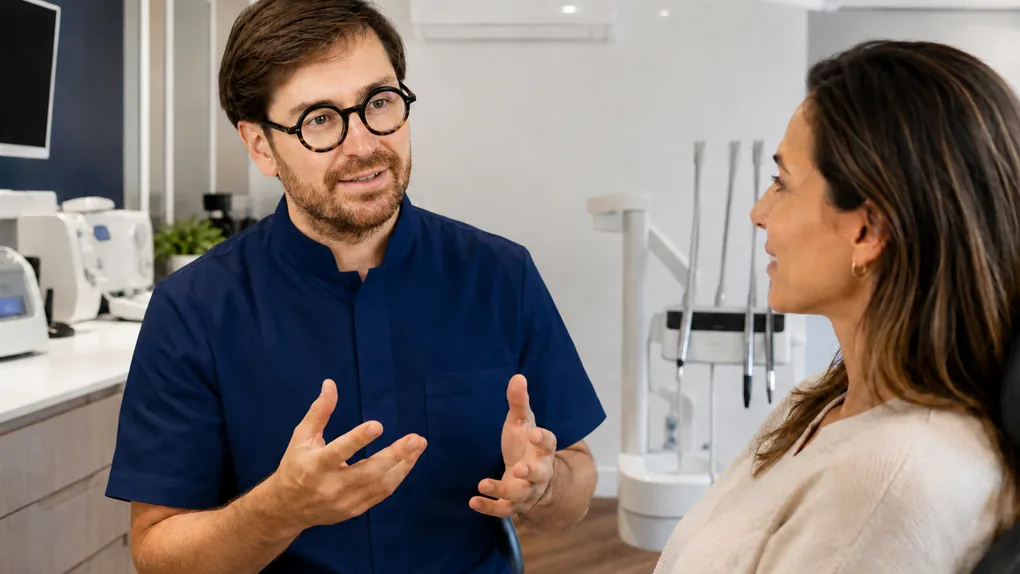 Le Dr Hervé Plard en consultation